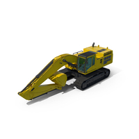 Hydraulic Excavator PNG & PSD Images