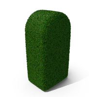 Bushes Rounded Cube PNG & PSD Images