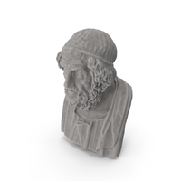 Homer Stone Bust PNG & PSD Images