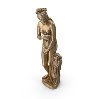 Naked Venus Capitoline Bronze Statue PNG & PSD Images