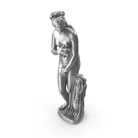 Naked Venus Capitoline Metal Statue PNG & PSD Images