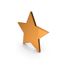 CHRISTMAS STAR ORANGE PNG & PSD Images