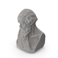 Socrates Stone Bust PNG & PSD Images