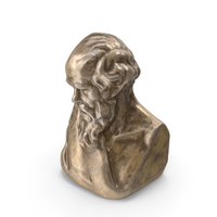 Socrate Bronze Bust PNG & PSD Images