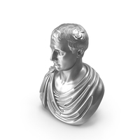 Napoleon Metal Bust PNG & PSD Images