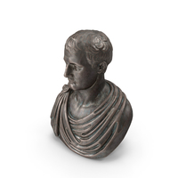 Napoleon Bronze Outdoor Bust PNG & PSD Images