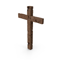 Worn Wooden Cross PNG & PSD Images