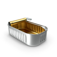 Sardine Can Opened with Twist Key PNG & PSD Images
