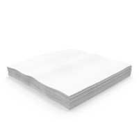 Stack of White Napkins PNG & PSD Images