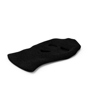 Thief Hat Balaclava Laying Black PNG & PSD Images