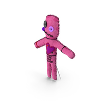 Voodoo Doll Pink Funny PNG & PSD Images