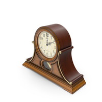 Wooden Musical Mantel Clock Tuscany II PNG & PSD Images