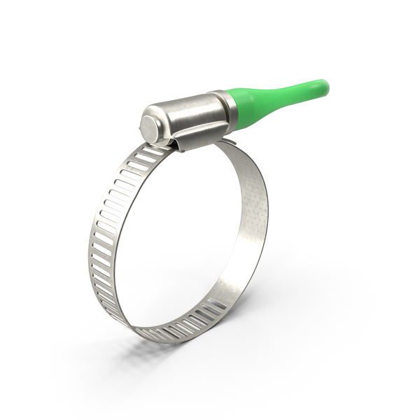 Worm Gear Hose Clamp with Key 30 44mm PNG & PSD Images