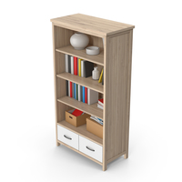 Cabinet with Books PNG & PSD Images
