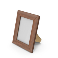 Picture Frame Dark Wood PNG & PSD Images
