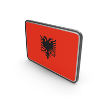 Flag of Albania Icon PNG & PSD Images