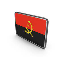 Flag Of Angola Icon PNG & PSD Images