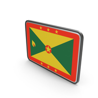 Flag Of Grenada Icon PNG & PSD Images