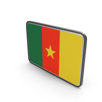 Flag Of Cameroon Icon PNG & PSD Images