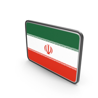 Flag Of Iran Icon PNG & PSD Images
