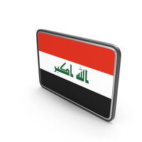 Flag Of Iraq Icon PNG & PSD Images