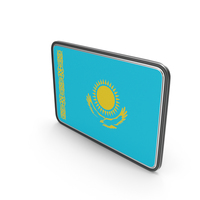 Flag of Kazakhstan Icon PNG & PSD Images