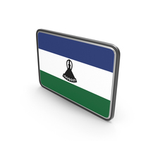 Flag of Lesotho Icon PNG & PSD Images