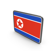 Flag Of North Korea Icon PNG & PSD Images