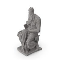 Moses Stone Statue PNG & PSD Images
