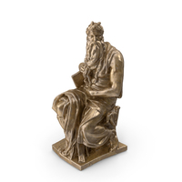 Moses Bronze Statue PNG & PSD Images