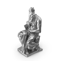 Moses Metal Statue PNG & PSD Images