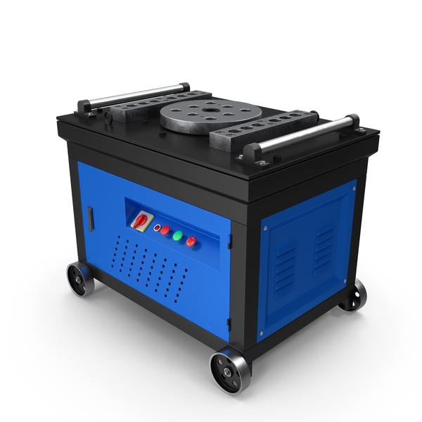 Blue New Rebar Bending Machine PNG & PSD Images