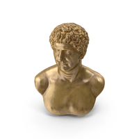 Marcus Antonius Bronze Bust PNG & PSD Images