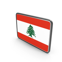 Flag of Lebanon Icon PNG & PSD Images