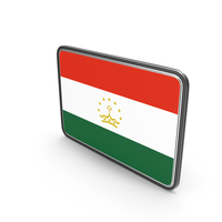 Flag Of Tajikistan Icon PNG & PSD Images