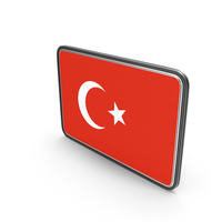 Flag of Turkey Icon PNG & PSD Images