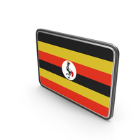 Flag of Uganda Icon PNG & PSD Images