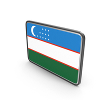 Flag Of Uzbekistan Icon PNG & PSD Images