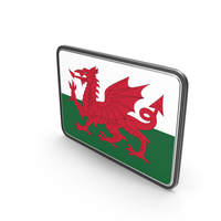 Flag Of Wales Icon PNG & PSD Images