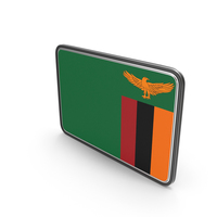 Flag Of Zambia Icon PNG & PSD Images