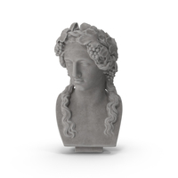 Head of Bacchus Stone PNG & PSD Images