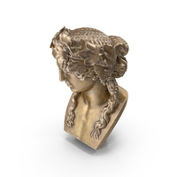 Head Of Bacchus Bronze Bust PNG & PSD Images