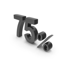 75 Percent Black PNG & PSD Images