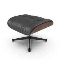 Eames Lounge Chair Oak Black Ottoman PNG & PSD Images
