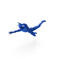 Blue Robot Man PNG & PSD Images