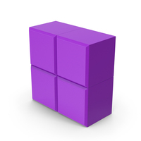Purple Tetris O Block PNG & PSD Images