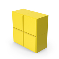 Tetris O-Block Yellow PNG & PSD Images