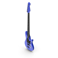 Blue Bass Guitar PNG & PSD Images