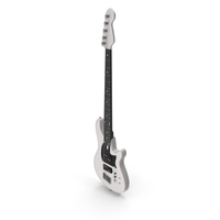 White Bass Guitar PNG & PSD Images