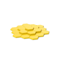 Yellow Octagonal Panels PNG & PSD Images
